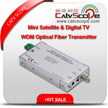 Proveedor profesional Mini satélite de alto rendimiento y digital L Band TV Wdm transmisor de fibra óptica